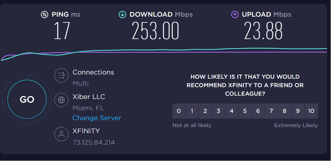 300Mbps fast internet!