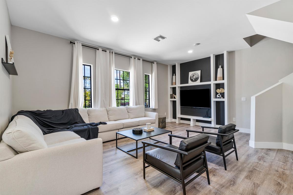 Spend family time in the expansive Living Room